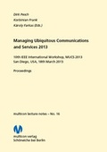 Cover: Managing Ubiquitous Communications and Services 2013 - multicon multimedia consulting