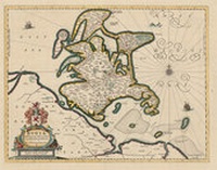 Abbildung von: Historische Landkarte: Insel Rügen - 1647 - Verlag Rockstuhl