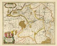 Abbildung von: Historische Karte: Das Fürstentum Anhalt und das Erzbistums Magdeburg 1647 - Plano - Verlag Rockstuhl