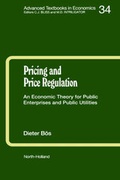 Cover: Pricing and Price Regulation: Volume 34 - North-Holland