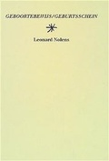 Cover: Geboortebewijs /Geburtsschein - Kleinheinrich