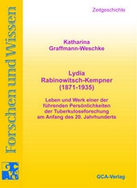 Enlarge image Cover: Lydia Rabinowitsch-Kempner (1871-1935) - GCA