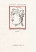 Cover: Experiment, Differenz, Schrift - Basilisken-Presse im Verlag Natur & Text
