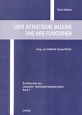 Cover: &Uuml;ber &Auml;sthetische Bildung und ihre Funktionen - ConBrio