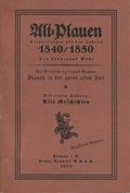 Cover: Alt Plauen - Vogtl&auml;ndischer Heimatverlag Neupert