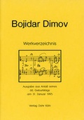 Cover: Bojidar Dimov: Werkverzeichnis - dohr k&ouml;ln