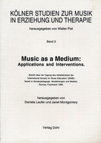 Enlarge image Cover: Music as a Medium: Applications and Interventions - dohr köln