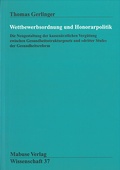 Cover: Wettbewerbsordnung und Honorarpolitik - Mabuse