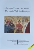 Cover: "Da capo!" oder "No amol!" - Die bunte Welt der Bieroper - Studentengeschichtliche Ver. d. CC e.V.