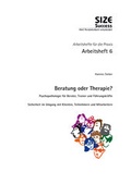 Cover: Arbeitsheft 6 - Beratung oder Therapie - Verlag Hannes Sieber