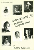 Cover: Ann&auml;herung an sieben Komponistinnen. Portraits und Werkverzeichnisse - Furore