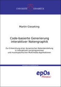 Enlarge image Cover: Code-basierte Generierung interaktiver Notengraphik - epOS-Verlag