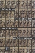 Cover: Der "Geist von 1914" und die Erfindung der Volksgemeinschaft - Hamburger Edition, HIS