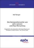 Cover: Die Kompositionsstile von John Lennon und Paul McCartney - epOS-Verlag