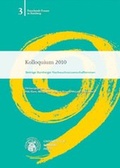 Cover: Kolloquium 2010 - University of Bamberg Press