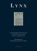 Cover: Lynx. Anmerkungen zu Politik und Literatur. - Bockel, R v