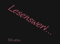 Enlarge image Cover: Lesenswert... - Schmitz, Andrea