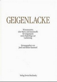 Enlarge image Cover: Geigenlacke - PPVMEDIEN