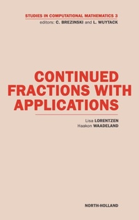 Enlarge image Cover: Continued Fractions with Applications: Volume 3 - North-Holland