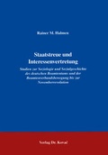 Cover: Staatstreue und Interessenvertretung - Kovac, Dr. Verlag
