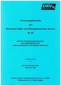 Cover: Beitrag zur Druckabh&auml;ngigkeit des W&auml;rme&uuml;bergangs beim Blasensieden von bin&auml;ren Gemischen - Deutscher K&auml;lte- u. Klimatechn. Ver.