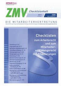 Abbildung von: Checkliste mit Erläuterungen 2013 - KETTELER-Verlag GmbH