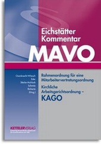 Abbildung von: Eichstätter Kommentar MAVO - KAGO - KETTELER-Verlag GmbH