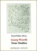 Cover: Georg Weerth - Neue Studien - Aisthesis