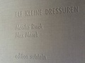Cover: ELF KLEINE DRESSUREN - edition sutstein