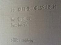 Enlarge image Cover: ELF KLEINE DRESSUREN - edition sutstein