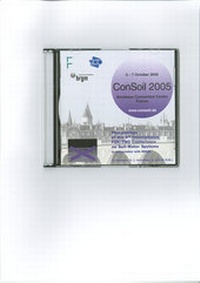 Enlarge image Cover: ConSoil 2005 - Karlsruher Institut für Technologie