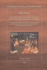 Abbildung von: Die altindische Etymologie nach dem Verständnis Yaska's und seiner Vorgänger - J.H.Röll Verlag