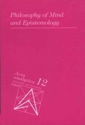 Cover: Philosophy of Mind and Epistemology - J.H.R&ouml;ll Verlag