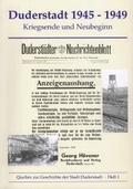 Cover: Duderstadt 1945-1949 - Mecke-Druck