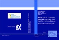 Enlarge image Cover: Problems of Economic Theory and Policy in the Transition Period - Universität Bamberg Fachgruppe VWL