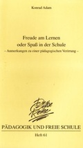 Cover: Freude am Lernen oder Spass in der Schule - Adamas