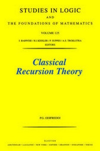 Abbildung von: Classical Recursion Theory: Volume 125 - North-Holland