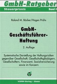 Abbildung von: GmbH-Geschäftsführer-Haftung - VSRW