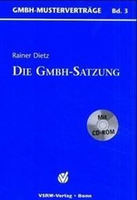 Abbildung von: Die GmbH-Satzung - VSRW