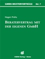 Cover: Beratervertrag mit der eigenen GmbH - VSRW