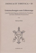 Cover: Untersuchungen zum Udanavarga - Indica et Tibetica