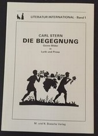 Enlarge image Cover: Die Begegnung - Mathilde u. Norbert Boesche Verlag Berlin - Haifa