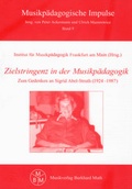 Cover: Zielstringenz in der Musikp&auml;dagogik - Muth, B