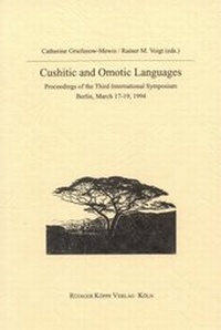Abbildung von: Cushitic and Omotic Languages - Köppe, R