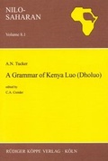 Cover: A Grammar of Kenya Luo (Dholuo) - K&ouml;ppe, R