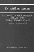 Bild: IX. Afrikanistentag - K&ouml;ppe, R