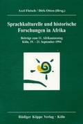 Cover: Sprachkulturelle und historische Forschungen in Afrika - K&ouml;ppe, R