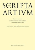 Cover: Scripta Artium No. 2 - Stekovics, J