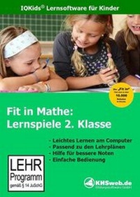 Enlarge image Cover: Fit in Mathe: Lernspiele 2. Klasse - Windows 10 / 8 / 7 / Vista / XP - KHSweb