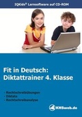 Cover: Fit in Deutsch: Diktattrainer 4. Klasse (Windows 10 / 8 / 7 / Vista / XP) - KHSweb